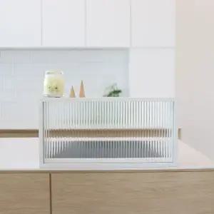 [CJ][덕하우스]아일랜드 주방 유리 파티션 인테리어 가림막 식탁 주방파티션 600