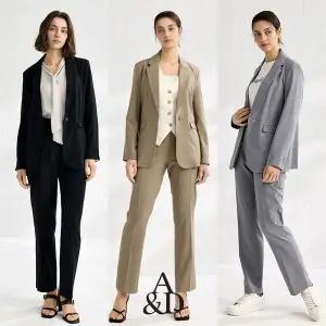 [NS홈쇼핑]A&D(에이앤디) 스트레치 원버튼 수트 셋업 2종[35761141]