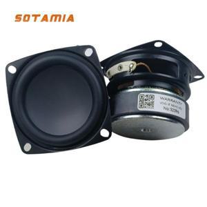 SOTAMIA 휴대용 풀 레인지 오디오 스피커, 사운드 음악 HIFI 라우드 홈 시어터, 2.25 인치, 67mm, 4 옴, 10