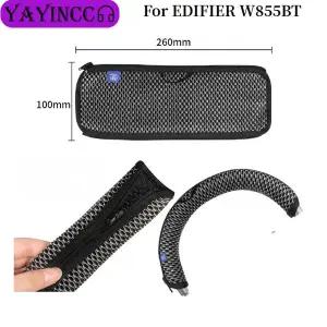 EDIFIER W855BT 헤드폰용 교체용 헤드밴드 커버 메쉬 패브릭 지퍼 헤드 빔 보호 커버