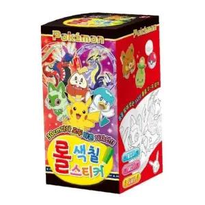 JMds 학산문화사 포켓몬스터 NEW 롤 색칠 스티커