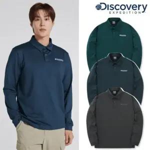 디스커버리 DMTLG1044 남성 에어히트 긴팔 카라티 폴로 카라티셔츠 389660