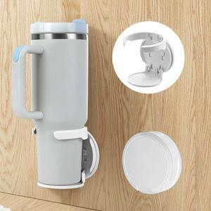 루베이 벽걸이 흘림방지 컵홀더 강력 접착 무타공 설치 간편 효율적으로 책상/벽면 공간을