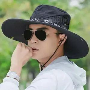 남성 남자 여름 휴가 여행 낚시 등산 챙이 넓은 모자