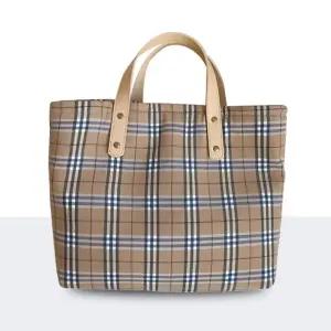 여자쇼퍼백 미니 체크 토트백 데일리 패션 여자 엄마 외출 가방