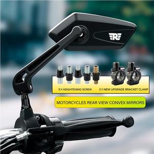 오토바이 후면보기 Royal Enfield Bullet/Meteor/350 500 인터셉터 650 핸들 바 엔드 미러 용 8MM 10MM 사이드