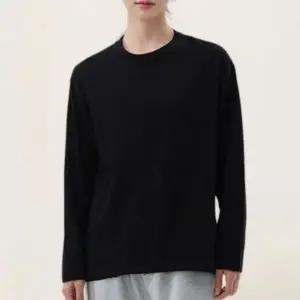 [셀러에이드]남녀공용 탄탄한 헤비웨이트 무지 긴팔 티셔츠 레이어드 면 라운드