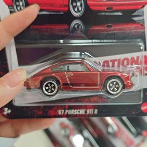 히든 에디션 핫휠 자동차 내셔널 아이콘 67 포르쉐 911 R 장난감 소년용 1/64 다이캐스트 실버 시리즈 차량