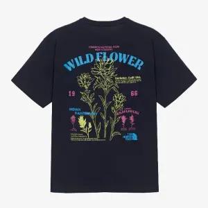 [노스페이스]반팔티 KQF NT7UR08J 플로럴 반팔 라운드티 / DARK_NAVY