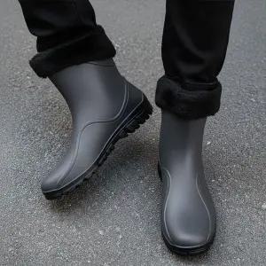 스톰웨이브 남성 방한 기모 레인부츠 2컬러 TAIN29