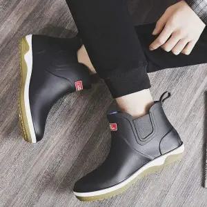 남성 장마철 방수 신발 레인 워터슈즈 3컬러 여름화 07N