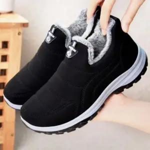 [에이치플러스몰]남성 겨울 털안감 방한화 따뜻한 데일리 심플 보온 신발