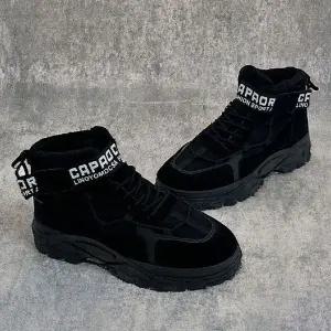 [에이치플러스몰]남성 겨울 털안감 운동화 보온 방한화 데일리 슈즈 편한 신발