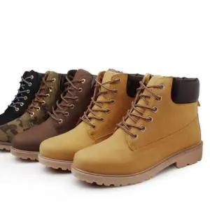 [에이치플러스몰]남녀공용 겨울 밀리터리 털부츠 스트랩 방한화 워커 털신