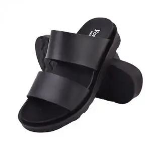 [에이치플러스몰]데일리 슬립온 발편한 쿠션 슬리퍼 남성 실내외 사무실 슈즈