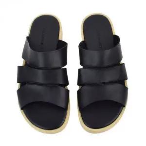 3선 스트랩 남성 슬리퍼 쿠션 인솔 컴포트 샌들 편한 실내화