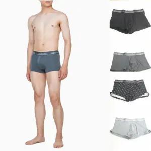 캘빈클라인 남성 언더웨어 LOW RISE 드로즈 4장세트 블랙멀티