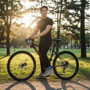 [골드스마일]자전거 바지 밑단 고정 밴드 러닝 발목 스트랩 2개입