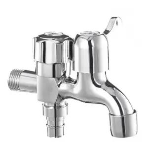 양갈래 수도꼭지/욕실/수전/세면대/씽크대/수도/꼭지/싱크대/주방/세탁기/화장실/야외/세면기/만능/씽크