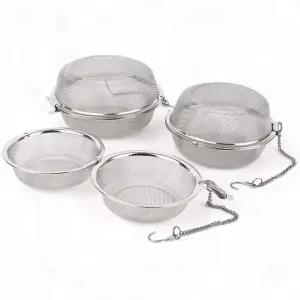 포뇨2  스텐 육수 다시망 주방 국물 멸치 조리 손잡이 밀폐 위생