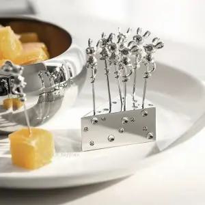 치즈 디저트 포크세트 특이한 포크 소품 홈카페