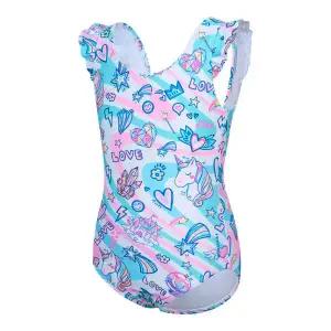 [롯데백화점]레노마 여아동 유니콘 셔링 U백 원피스 수영복GS2G801