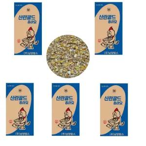 산란골드좋아요 알곡이 많은 산란용사료 산란골드25kgx5개 닭모이 닭먹이