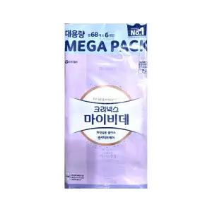크리넥스 마이비데 센서티브케어 68매 6팩 대용량 트레이더스