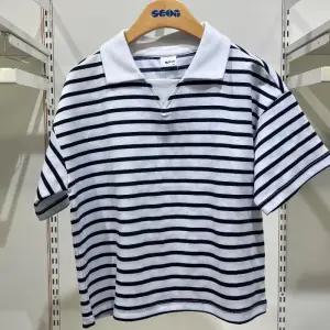 에스핏 HC21 스트라이프 카라  티셔츠 티셔츠 SJZ304FKYT03