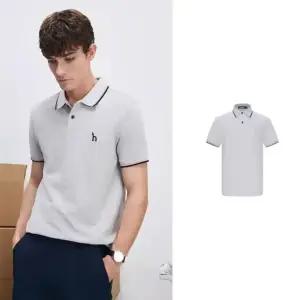 헤지스 링클프리 반팔 피케 티셔츠 HZTS5B403H8