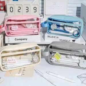 누디 펜슬케이스 4color 필통 파우치 보조 여행파우치