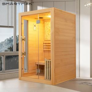 편백 사우나룸 건식 가정용 스펙트럼 하우스 1x1x2m 개인찜질방 캠핑장 건식반신욕