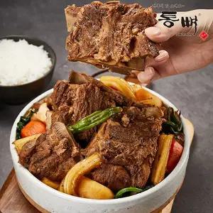 [통뼈][통뼈공식몰] 25년 전통의 맛 그대로- 통뼈 분모자뼈찜(간장맛 / 매운맛) 1kg x 2팩