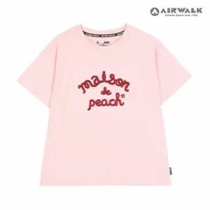 [보리보리/에어워크 주니어]주니어 체인자수 반팔 티셔츠