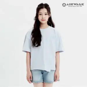 [보리보리/에어워크 주니어]주니어 리본 심플 반팔 티셔츠