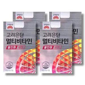 고려은단 멀티비타민 올인원 우먼 1560mg 60정 4박스 /wb
