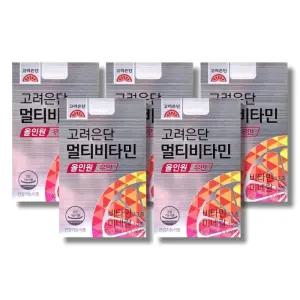 고려은단 멀티비타민 올인원 우먼 1560mg 60정 5박스 /wb