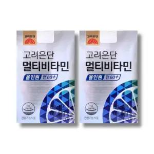 고려은단 멀티비타민 올인원 맨 60+ 1560mg 60정 2박스 /wb