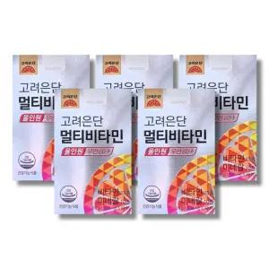 고려은단 멀티비타민 올인원 우먼 60+ 1500mg 60정 5박스 /wb