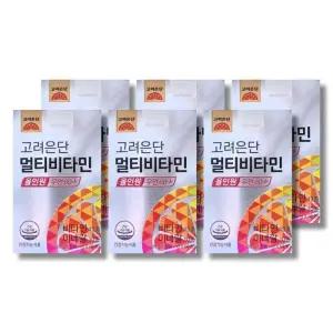 고려은단 멀티비타민 올인원 우먼 60+ 1500mg 60정 6박스 /wb
