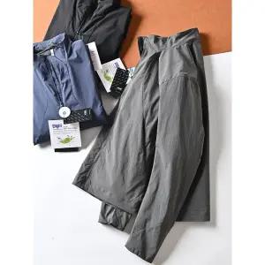 픽호샵 남성용 경량 키작남 트렌치코트 아웃사이즈어 야상사파리 상조 재킷 스티치 방수 패션 슬림 코트 꾹1