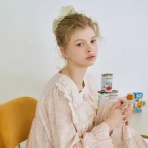 쥬엘리 긴팔 투피스 라이트핑크 (40수)