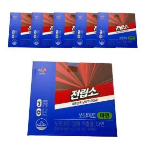 CJ웰케어 전립소 쏘팔메토 아연 500mg 60캡슐 x 6개