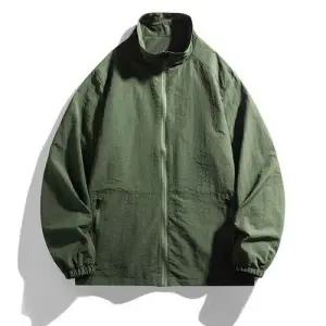 남사친 캐주얼 가을 프린트 차이나 바람막이 자켓 야상 얇은 야상사파리 점퍼 BE3