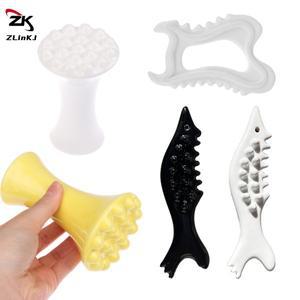 1PCS 세라믹 Gua Sha 얼굴 바디 정전기 방지 Guasha 보드 피부 강화 페이스 리프트 마사지
