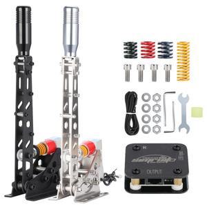 [호환품]Pc Simracing 핸드 브레이크 용 Usb 게임 스티어링 휠 Sim 레이싱 64 비트 로드 셀 드리프트