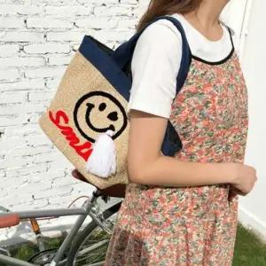 (스타일하우스)여행가방 보스턴백 캐리어 여성 라탄스타일 토트