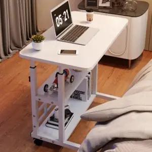 조립식 높이조절 책상 다용도 수납 침대 사이드테이블_24760907