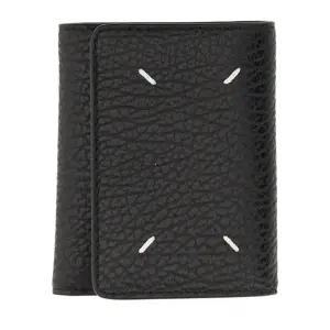 메종마르지엘라 콘트라스트 스티치 가죽 반지갑 SA3UI0010P4455 T8013