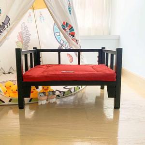 강아지잠자리 강아지쿠션 애견쇼파 겨울 강아지쇼파 깊은잠자리 철제 그레이 플러시 디럭스